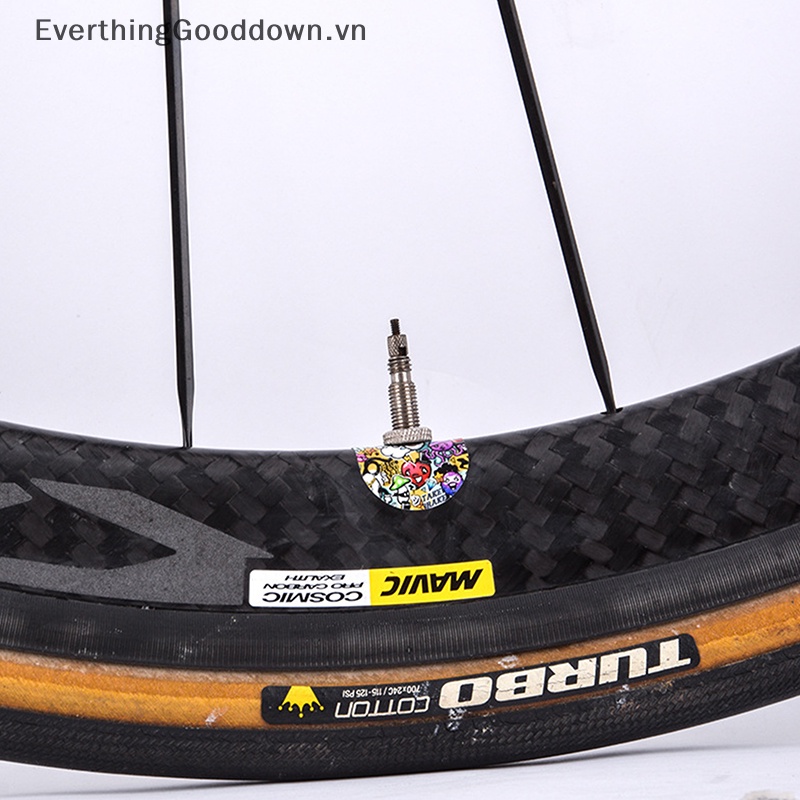 Everthinggooddown 1 Bộ Nhãn Dán Bảo Vệ Van Khí Dành Cho Xe Đạp Leo Núi