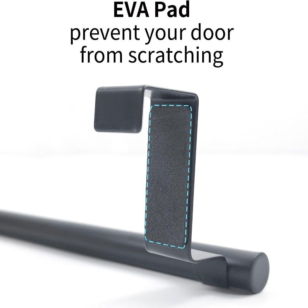 Set 2 Giá Đỡ Treo Khăn Tắm Bằng Thép Không Gỉ Màu Trắng / Đen Tiện Dụng Cho Nhà Bếp