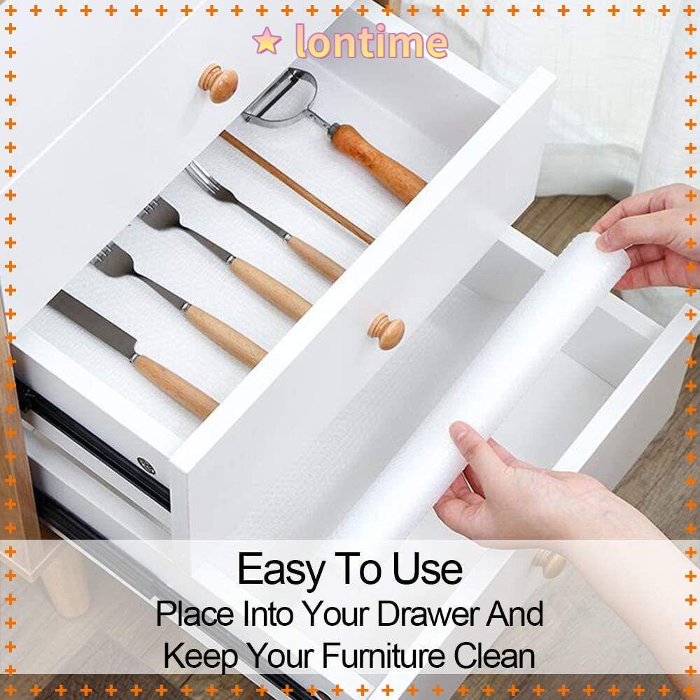LONTIME Vỏ Bọc Ngăn Kéo Tủ Chống Ẩm / Thấm Nước / Dầu Mỡ Siêu Bền Tiện Dụng Cho Nhà Bếp