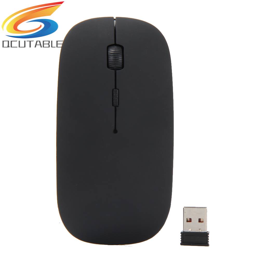 Chuột Quang Không Dây Siêu Mỏng 2.4G Nhận Tín Hiệu 2.4G Cho Máy Tính