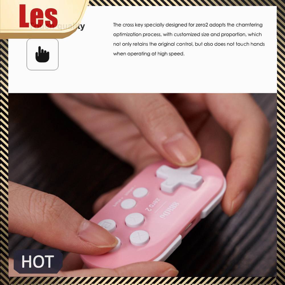 Tay CầM Chơi Game Bluetooth Không Dây 8BitDo ZERO 2 Cho NS Windows Android MacOS