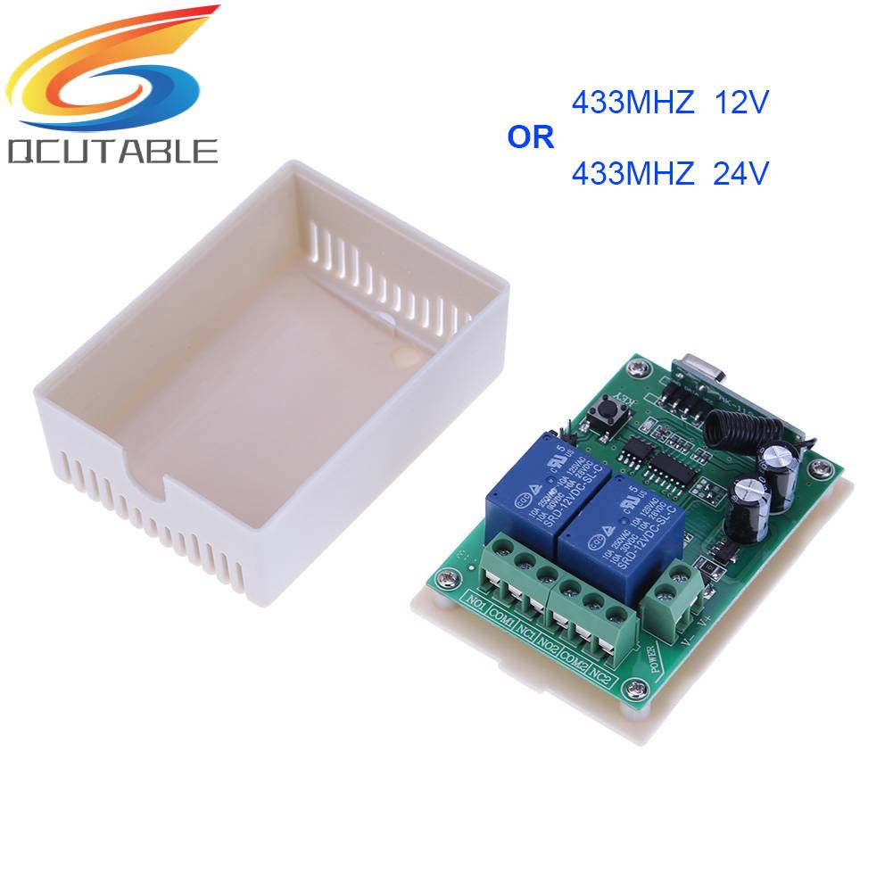 Set 2 Rơ Le Điều Khiển Từ Xa + 2 Chìa Khóa Điều Khiển Từ Xa