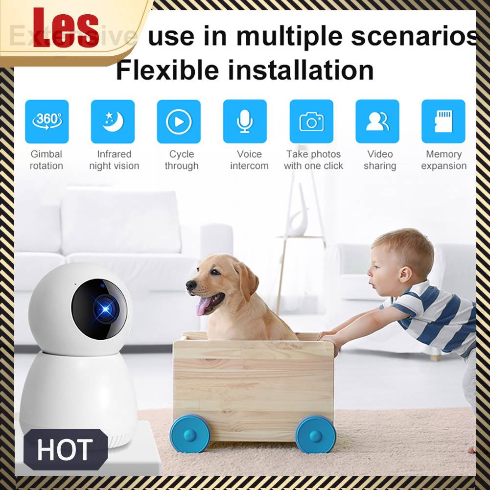 Camera An Ninh Cho Bé 2MP 1080P Kết Nối WiFi 2.4G
