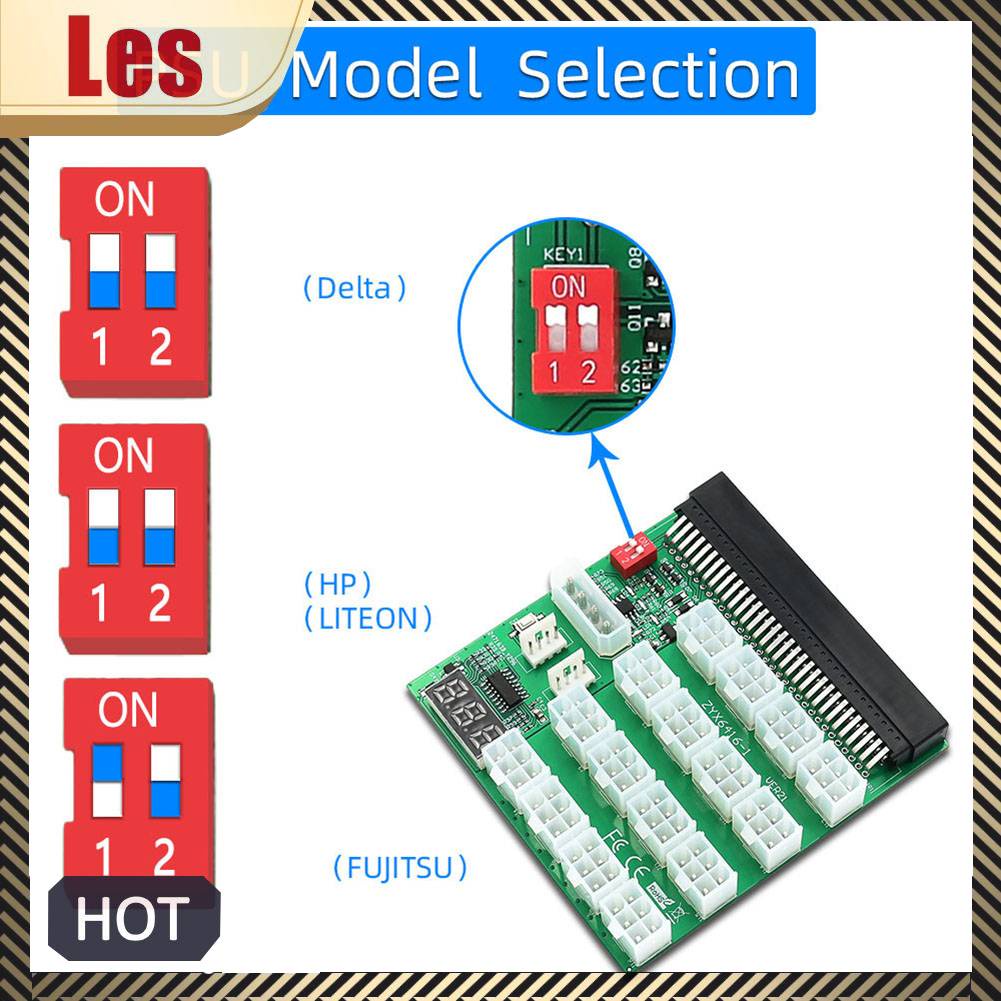Bo Mạch Nguồn ATX 16x 6Pin 12V 64pin Cho Máy Chủ BTC