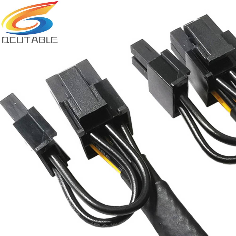 Thẻ Đồ Họa 6Pin PCI-E Sang 2x8Pin (6 + 2) GPU Cho Dây Cáp BTC