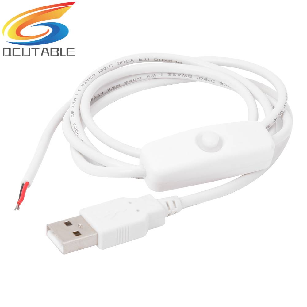 Cáp ChuyểN ĐổI Mở RộNg 1m 5V 2 Pin USB 2.0 DIY VớI Công TắC