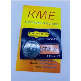 Pin cr2032 sony lithium 3v