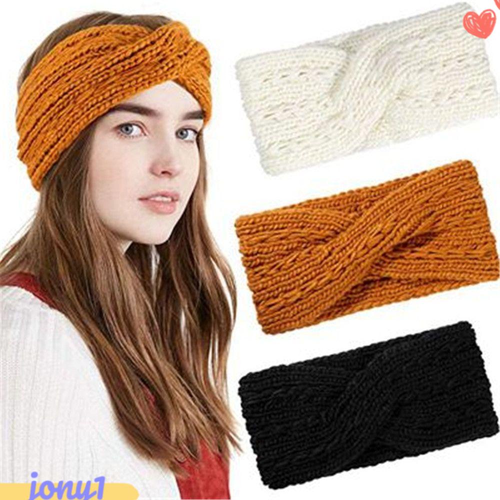 JONYE Băng Đô Dệt Kim Bản Rộng Phong Cách Thể Thao Cho Nữ