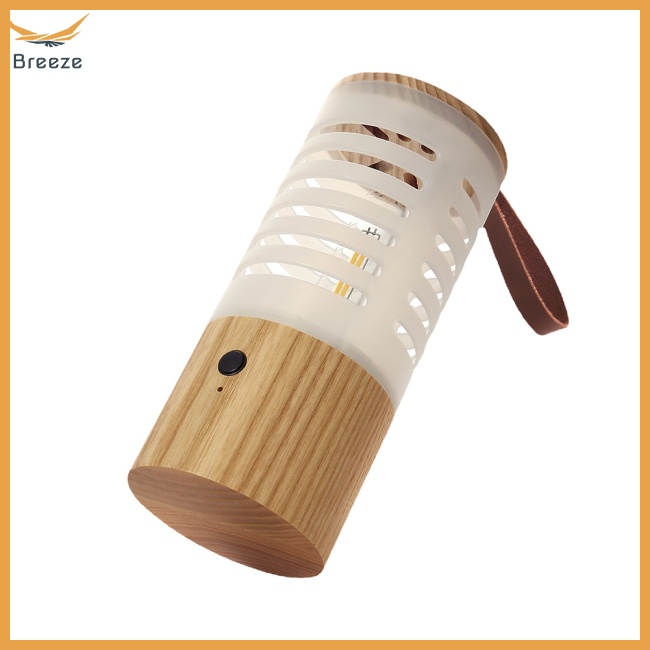 Đèn Ngủ Bóng Led Bằng Gỗ Có Thể Sạc Lại Bằng Cổng Usb