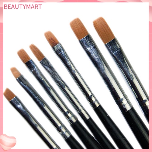 Set 7 Cọ Vẽ Móng Tay Acrylic UV Thiết Kế Di Động