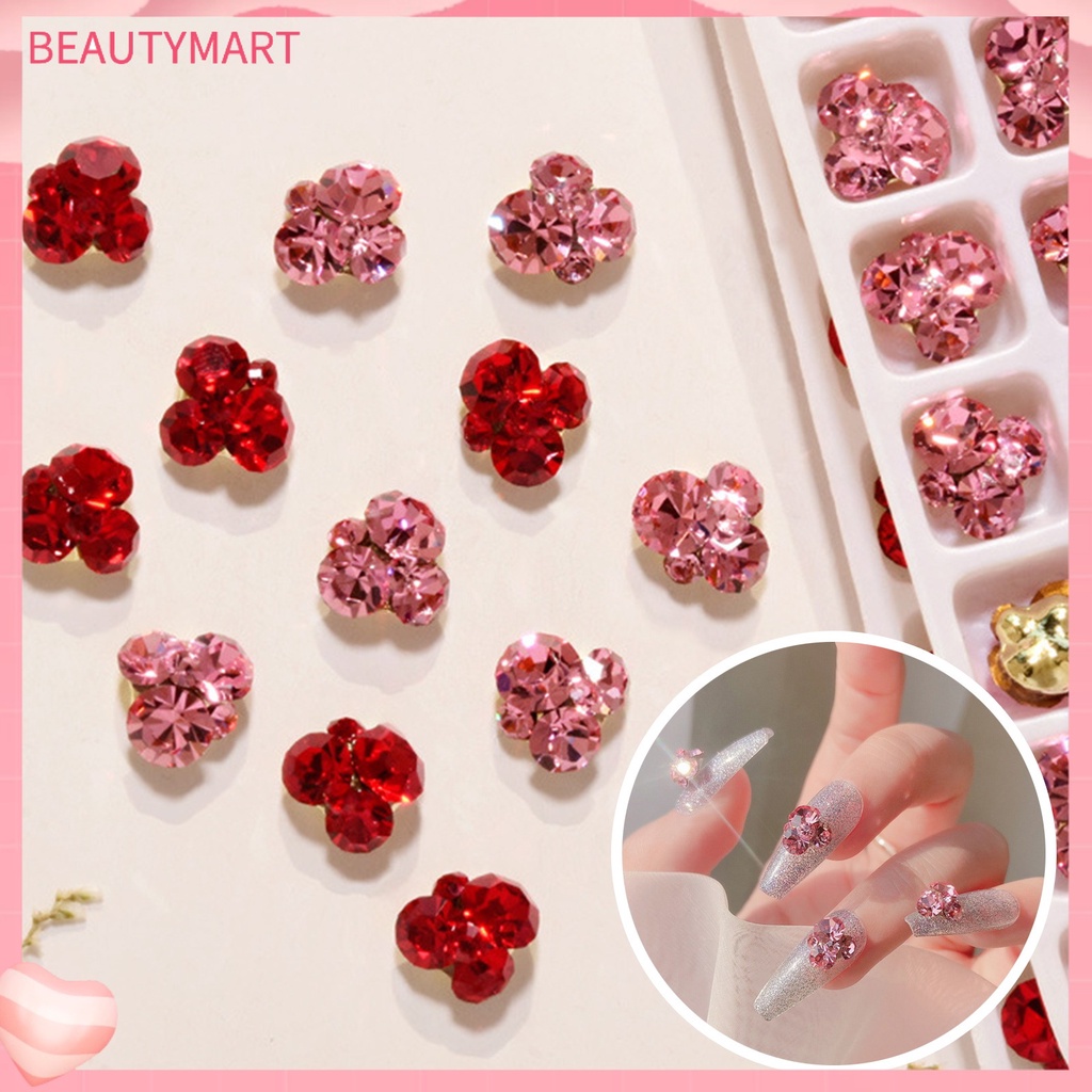 Set 5 Phụ Kiện Đính Đá 3D Trang Trí Móng Tay Nghệ Thuật DIY