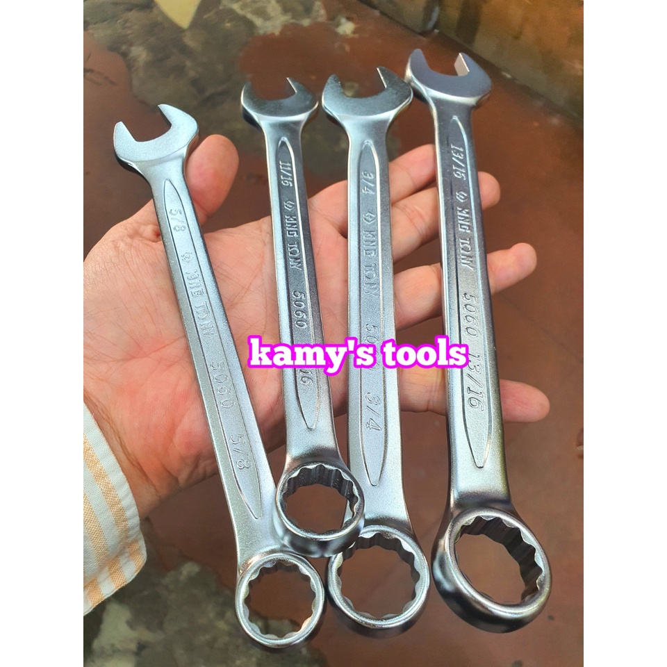 Cờ lê vòng miệng hệ inch Kingtony 5/8 11/16 3/4 13/16 7/8 15/16 inch model 506020 506022 506024 506026 506028 506030