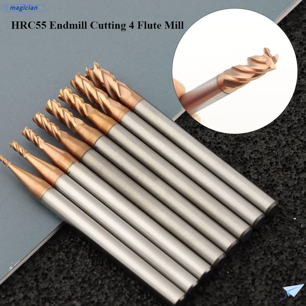 MAG Mũi Khoan Cắt 4 Rãnh Dài 50 / 75mm Chất Liệu Hợp Kim Carbide Mới