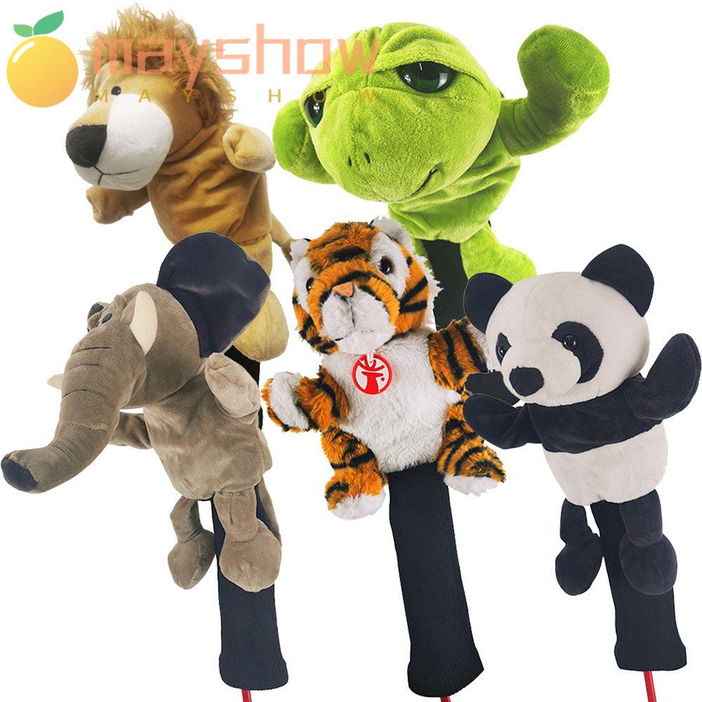 MAYSHOW Vỏ Bọc Đầu Gậy Đánh Golf Bằng Vải Lông Hình Động Vật Dễ Thương