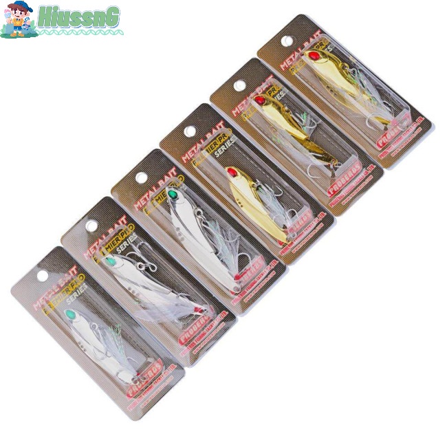 Mồi Câu Cá Giả Bằng Kim Loại Mắt 3d 23g / 16g / 11g