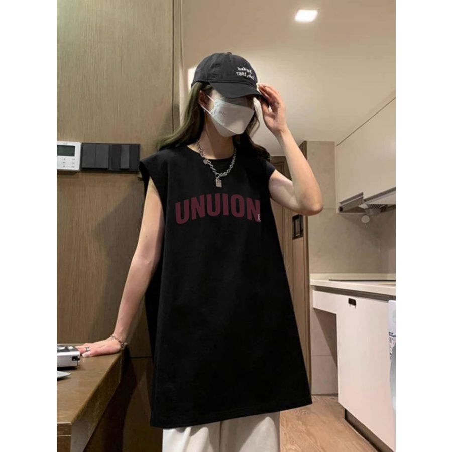 NRVP Áo Thun Nữ Không Tay 100% Cotton Thời Trang Hàn Quốc