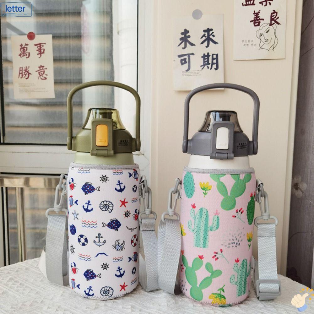 LET 1 Vỏ Bọc Bình Nước Cách Nhiệt Có Dây Đeo Cho Cile 1300 / 1700ml Ốp