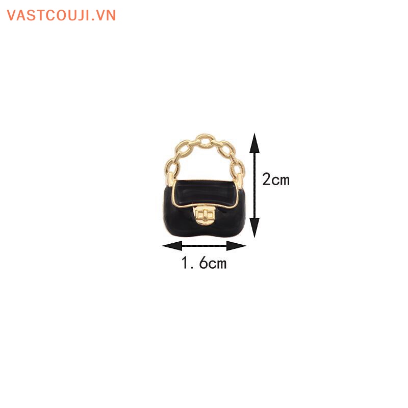 Túi Xách Mua Sắm 3D Bằng Kim Loại Dùng Trang Trí Nhà Búp Bê DIY