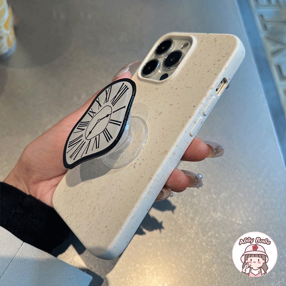 Ốp Điện Thoại TPU Mềm Bóng Có Giá Đứng Và Ngăn Đựng Đồng Hồ Chống Bụi Cho IPhone 14 Pro Max 11