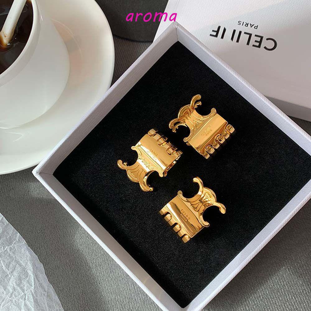 AROMA Kẹp Tóc Hợp Kim Thời Trang Thanh Lịch Cho Nữ