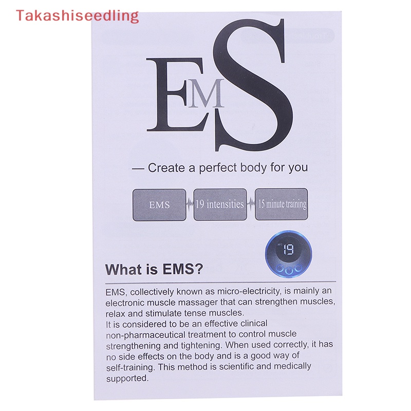 (Takashiseedling) Máy Mát Xa Mặt / Mắt EMS Kích Thích Cơ Bắp Hiệu Quả