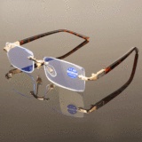 【+0°~+400°Mắt Kính Đọc Sách Không Gọng Chống Ánh Sáng Xanh / Bức Xạ Dành Cho Nam Và Nữ
