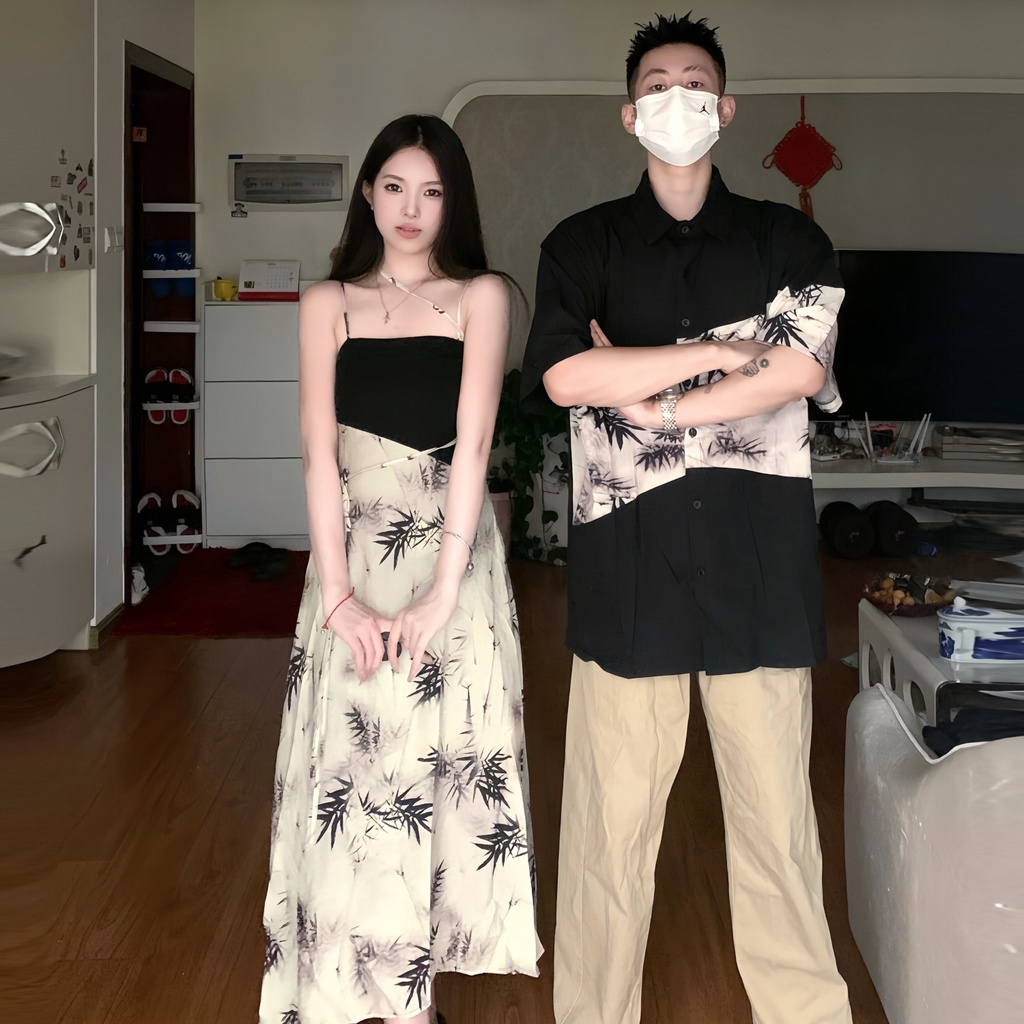 Đầm Hai Dây Phong Cách Trung Hoa Mới Cho Cặp Đôi 6.25