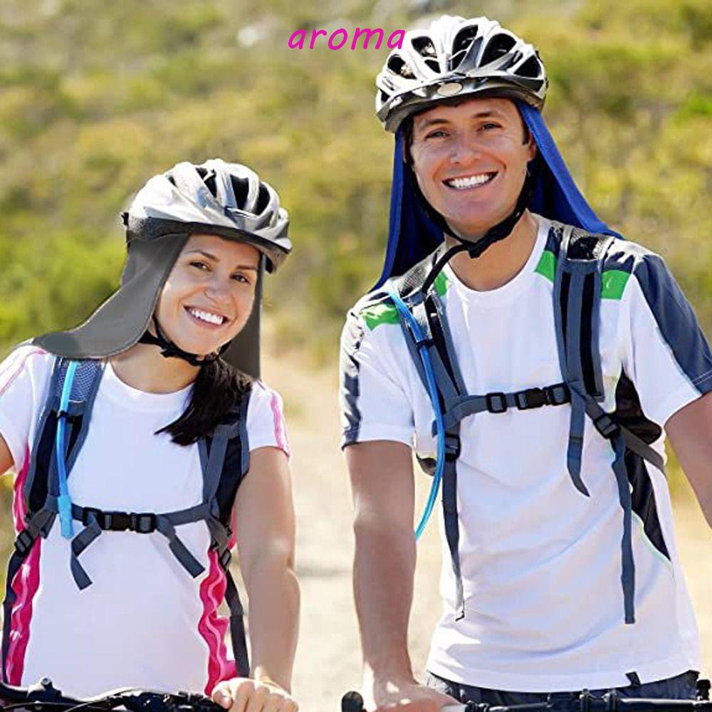 Mũ Cứng Rộng Vành Che Nắng Họa Tiết Kẻ Sọc Phản Quang Có Tấm Chắn Cổ Chống Nắng Cho Nam / Nữ Xây Dựng