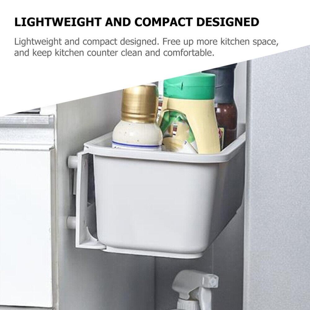 Krny Hộp Đựng Đồ Dạng Kéo Ra Ngoài Bằng PP Màu Hồng Mới Không Đục Lỗ Cho Tủ Quần Áo