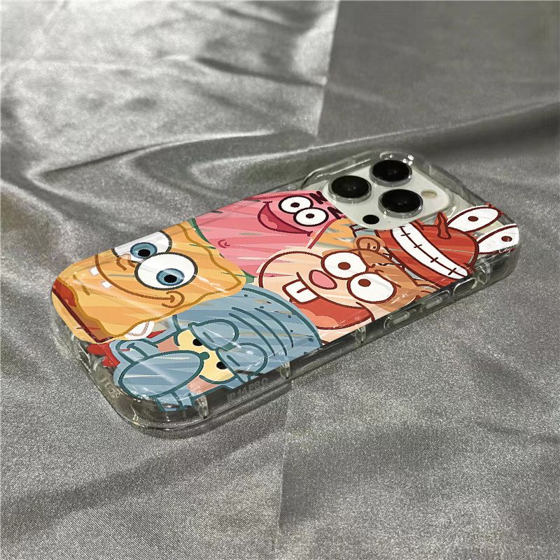 Ốp Điện Thoại Mềm Trong Suốt Hình Pai Daxing Dễ Thương Cho iPhone14promax 1312 / 11 7 / 8plus xr / sins BR1M