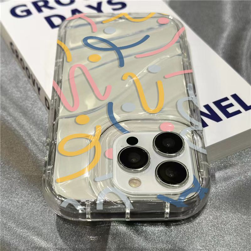 Ốp Điện Thoại Dẻo Trong Suốt Họa Tiết Hoạt Hình Oigh Dễ Thương Cho Apple 8 Line / 1312 iPhone14promaxsins11 7 plus / xr