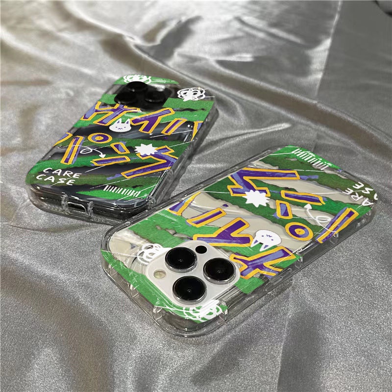 Ốp Điện Thoại Mềm Trong Suốt In Chữ Tiếng Anh WTAM Màu Xanh Lá Cho Iphone 11iPhone14promax78 1312