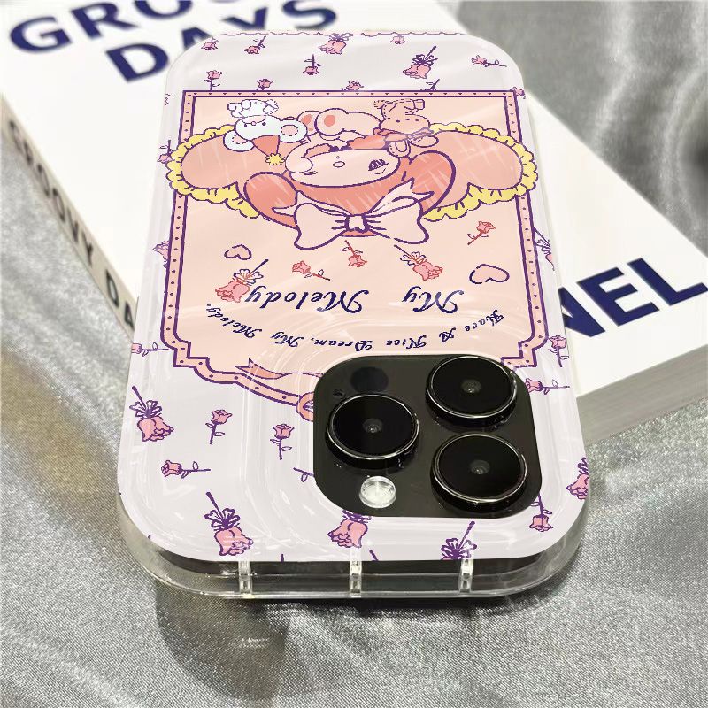 Ốp Điện Thoại Mềm Trong Suốt Họa Tiết Hoa OYO2 1312 Melody Cho iphone14promax 11 / xr 87Plus