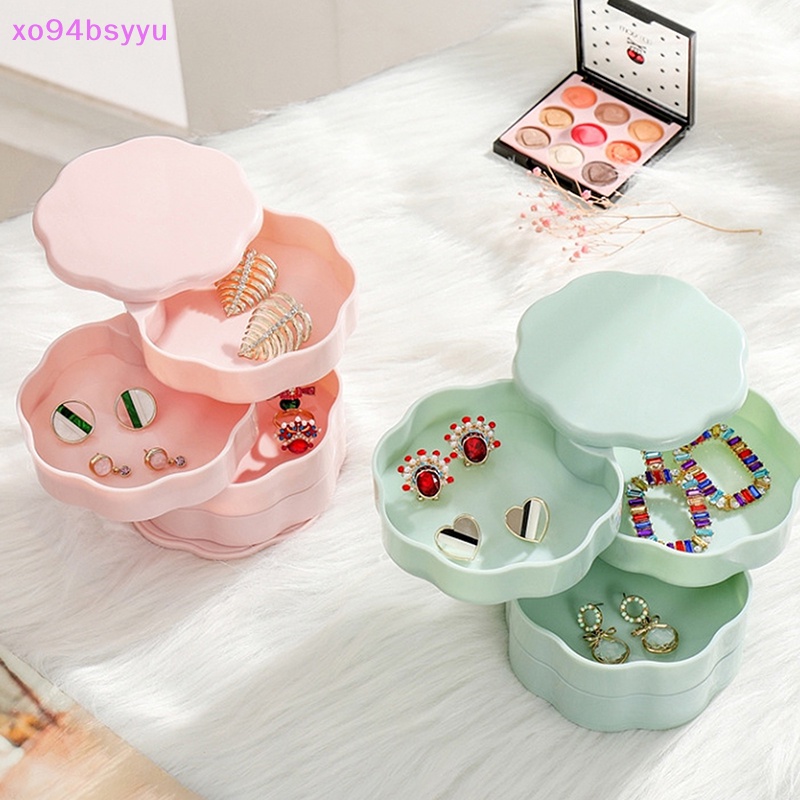 Hộp Đựng Trang Sức 4 Tầng Xo94Bsyu Xoay 360 Độ Tiện Dụng
