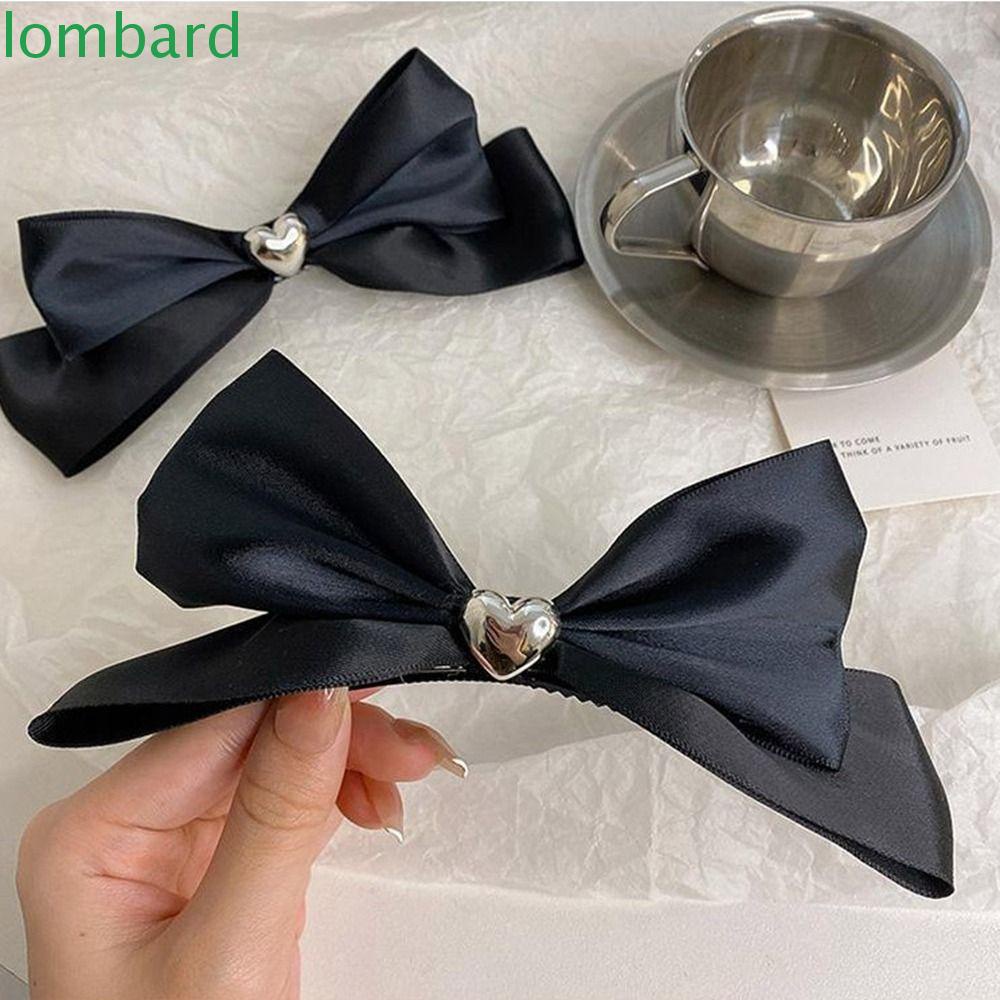 Kẹp Tóc Nơ Ruy Băng Bằng Hợp Kim Dễ Thương Cho Nữ