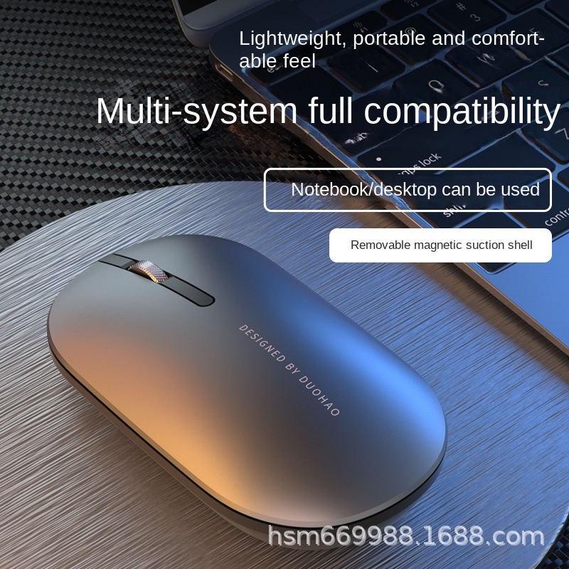 Chuột Không Dây Từ Nắp Chia Tắt Tiếng Chung Máy Tính Xách Tay Văn Phòng Máy Tính Đa Năng Chuột