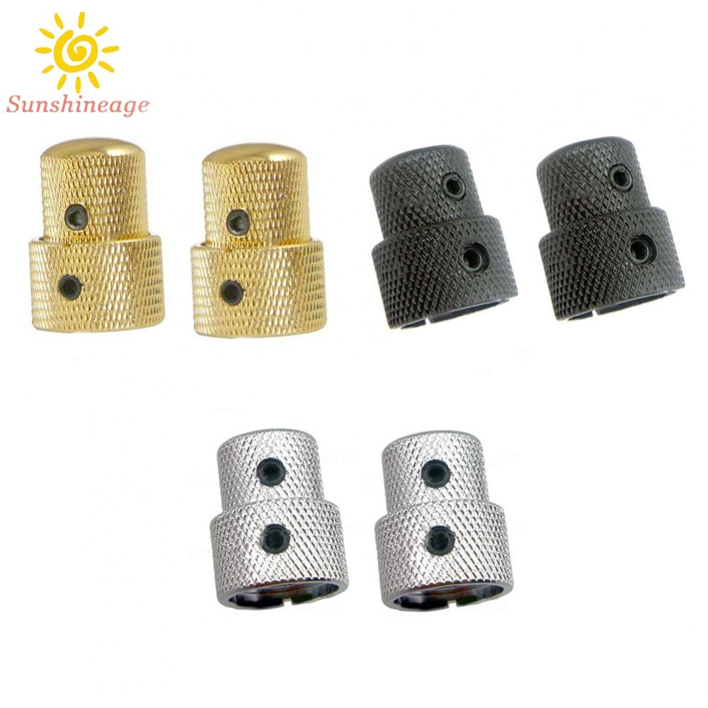 Set 2 Nút Điều Chỉnh Âm Lượng Hai Lớp Cho Đàn Guitar Điện