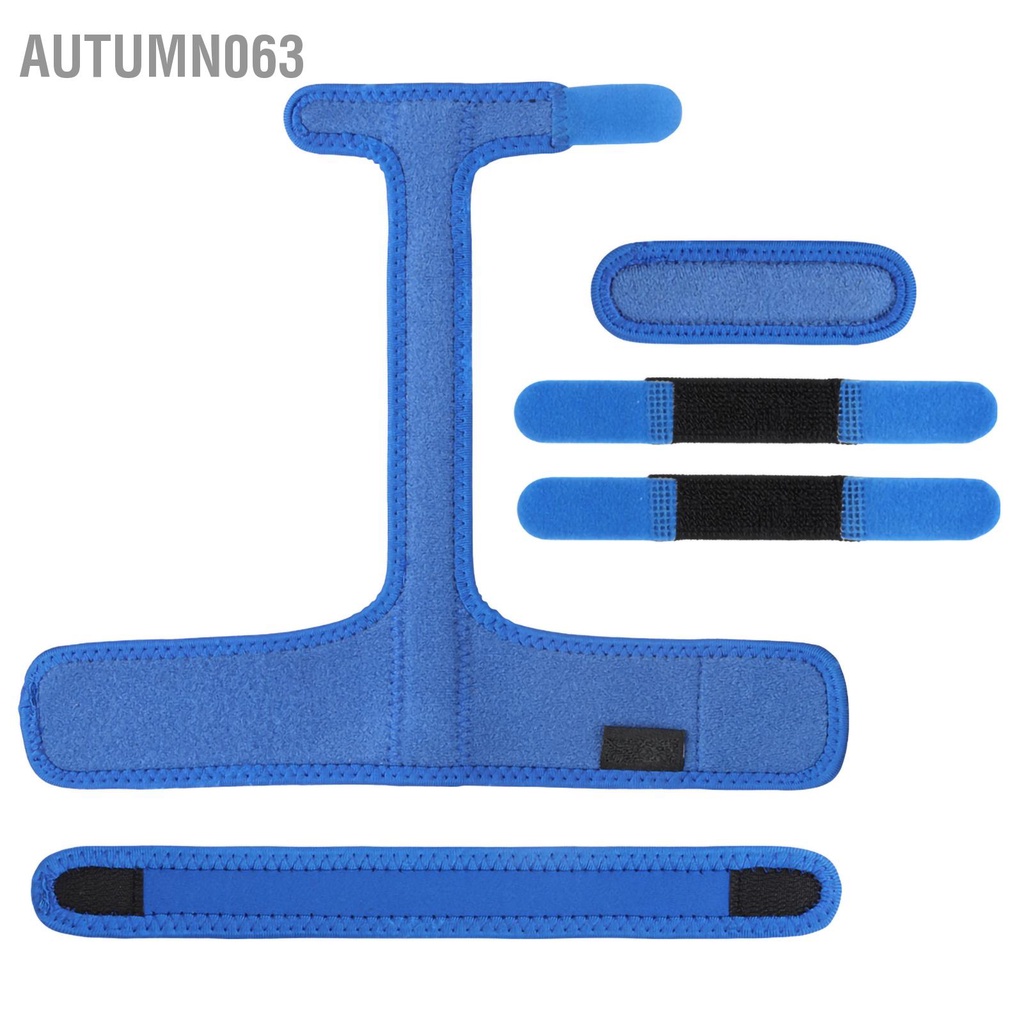 Autumn063 Bảo vệ ngón tay màu xanh Nẹp kích hoạt mới với Bộ chỉnh sửa bằng thép