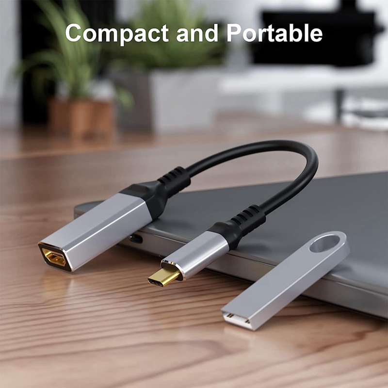 Cáp ChuyểN ĐổI USB C Sang HDMI 4K 120HZ, Hỗ Trợ MàN HìNh MáY TíNh 48Gbps