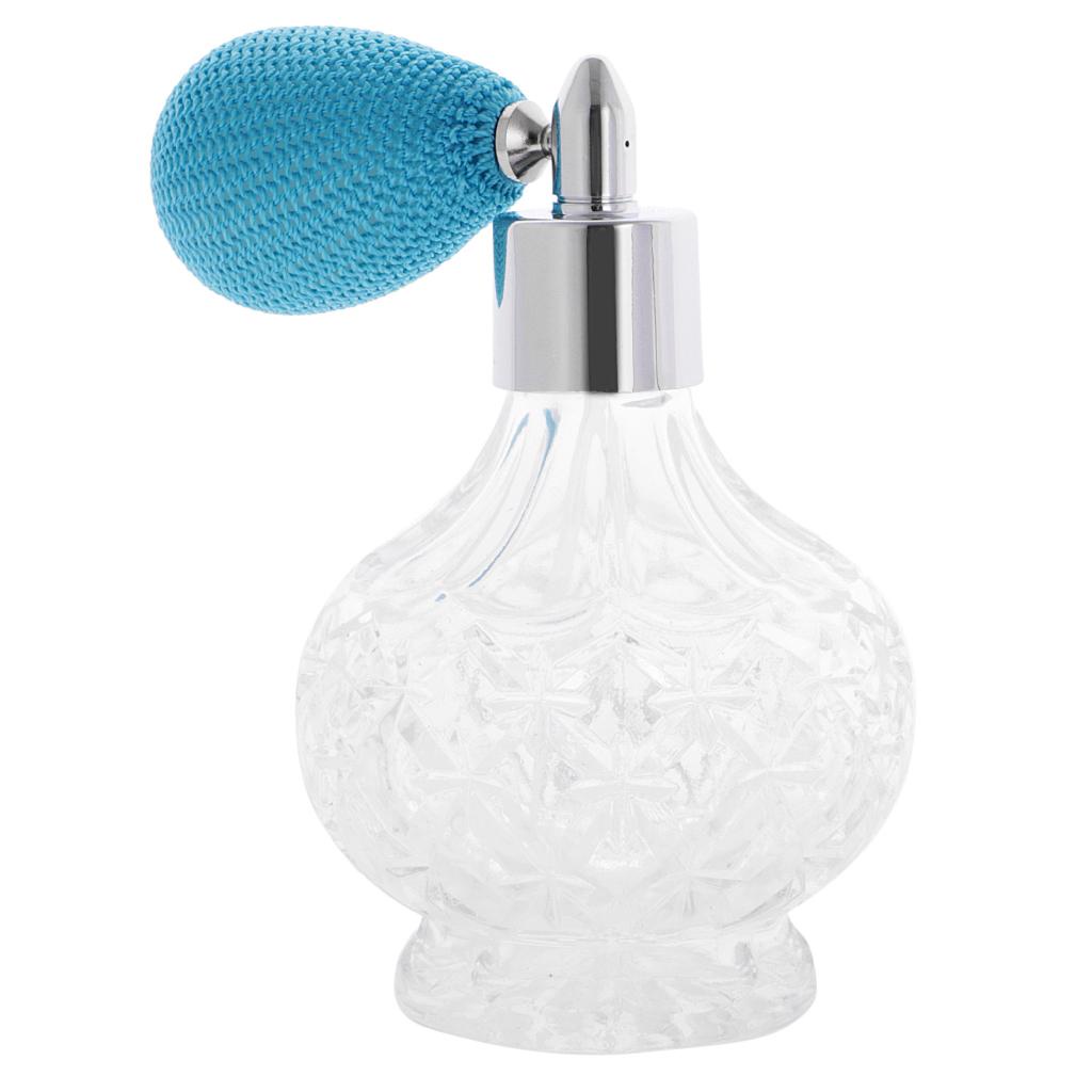 Lọ Thủy Tinh Rỗng Đựng Nước Hoa Dạng Xịt Dung Tích 100ml Phong Cách Vintage