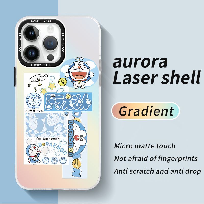 Ốp Điện Thoại Màu Laser Xanh Dương Độc Đáo Thời Trang Cho Iphonexr12678Plus 1314 promax HG3O