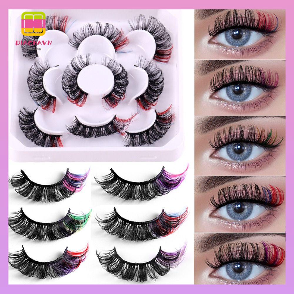 DIACHAVN Lông Mi Giả Lông Chồn Nhân Tạo Dài Và Dày Dành Cho Nữ