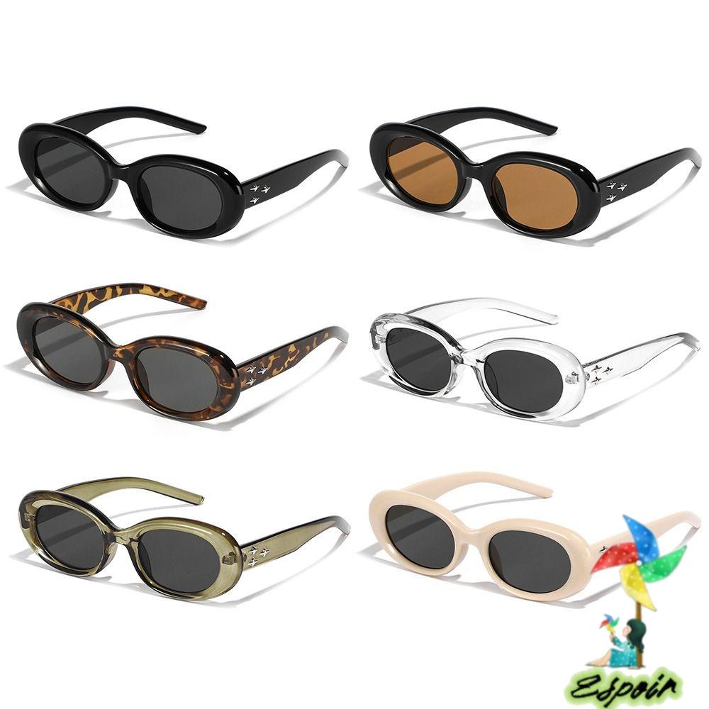 ESPO Kính Mát Gọng Oval Nhỏ Phong Cách Retro
