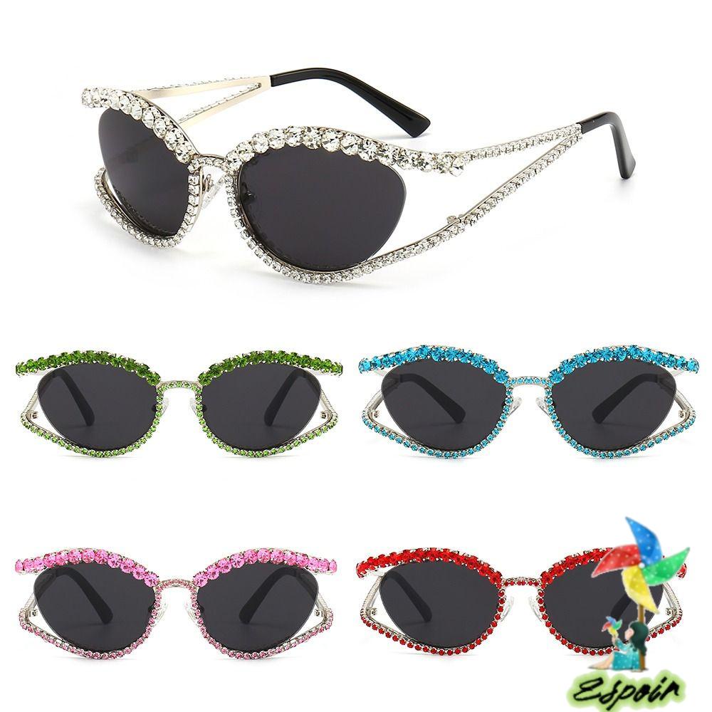 ESPO Kính Mát Y2k Lấp Lánh Gợi Cảm