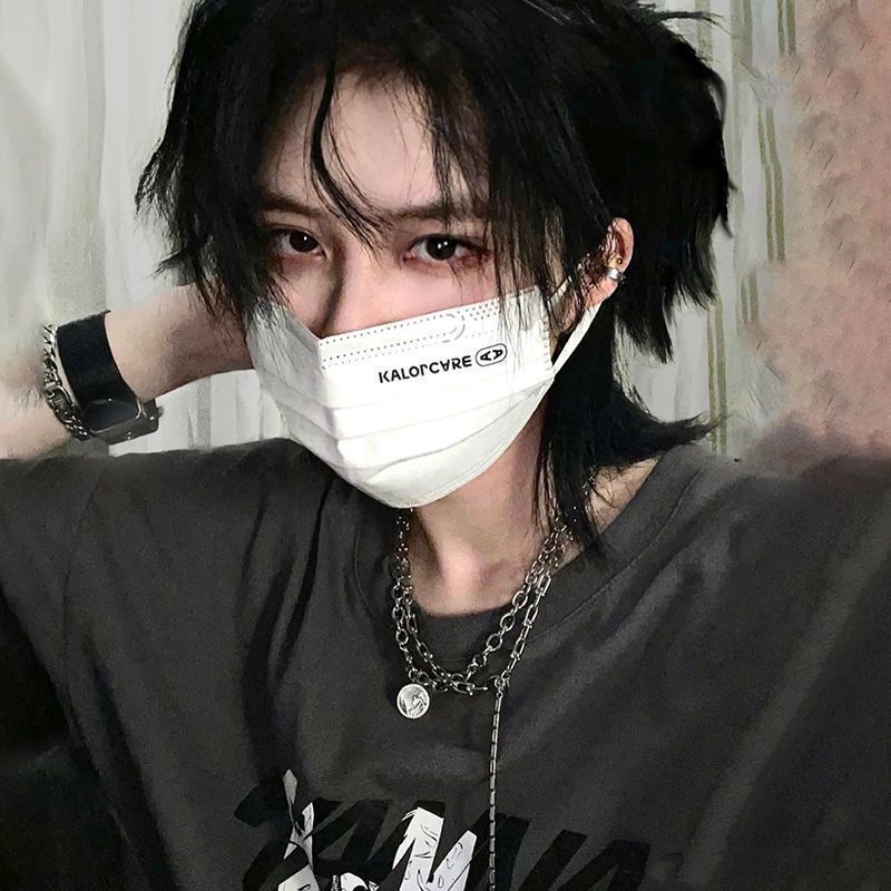 Tóc Giả Màu Đỏ Bắt Sáng Hình Đầu Sói Phong Cách Harajuku Anime Cho Nam Và Nữ
