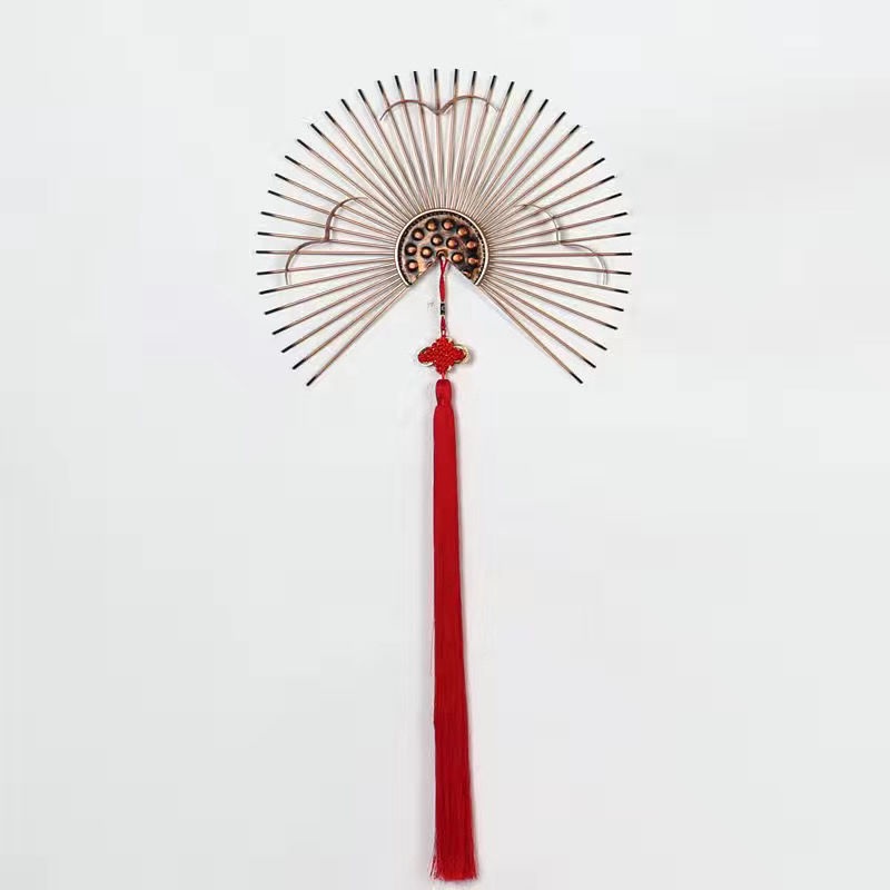 Quạt Sắt Treo Tường Trang Trí Phông Nền TV Phòng Khách 30CM40CM40CM