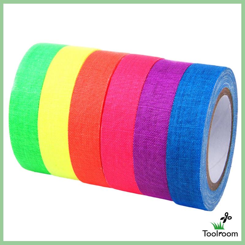 Băng Keo Vải Màu Đen Huỳnh Quang Bản Rộng Không Cặn