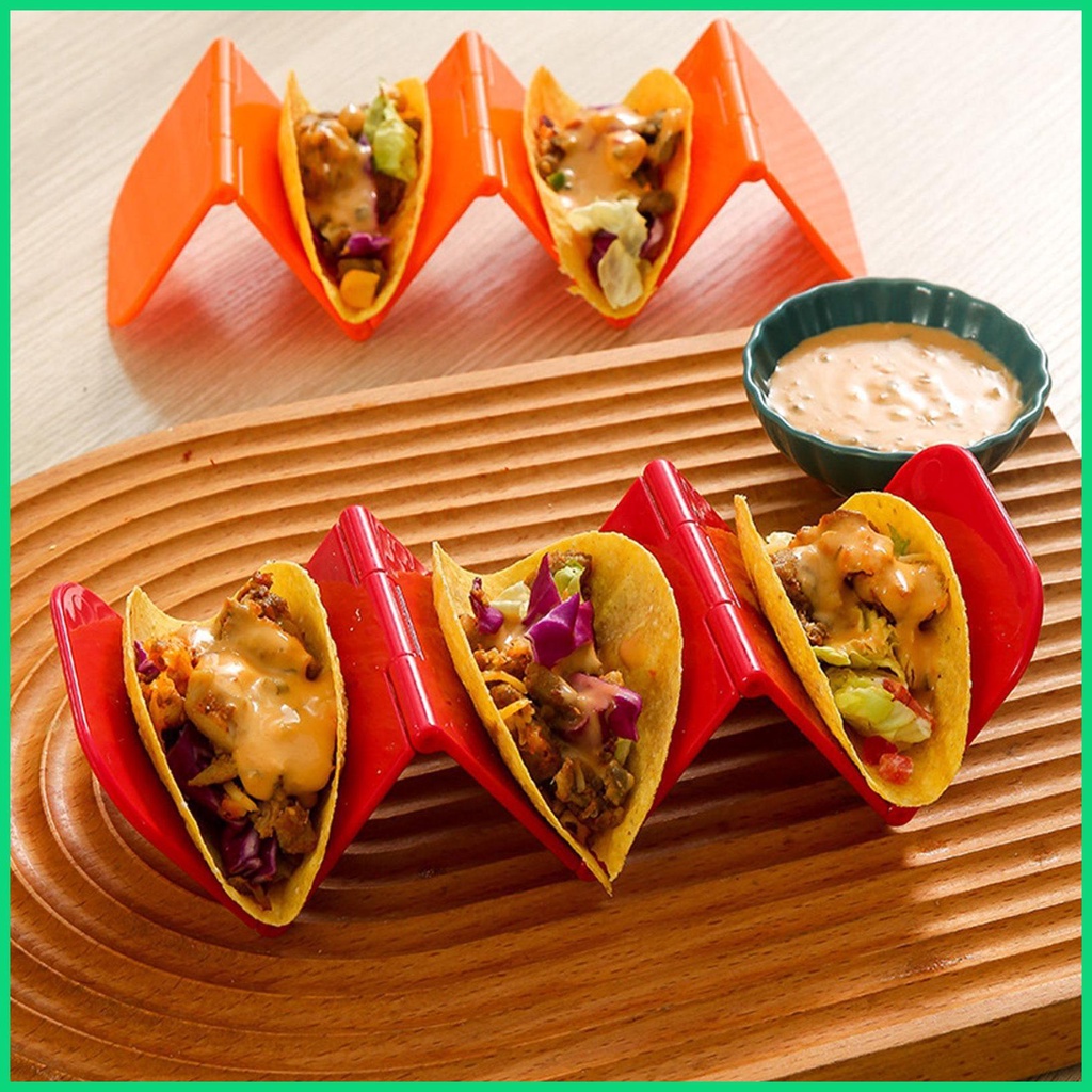 Giá Đỡ Bánh Kếp Taco Hình Tam Giác Từ 3 Hoặc 2 Tacos Mỗi Taco Jwvn