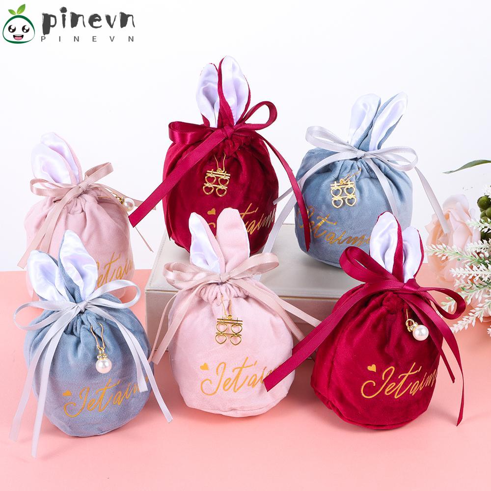 PINEVN Túi Đựng Kẹo Hình Thỏ Phục Sinh