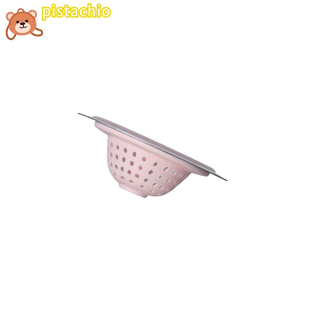 PISTA Bộ 2 Lưới Lọc Bồn Rửa Bằng Thép Không Gỉ Màu Hồng